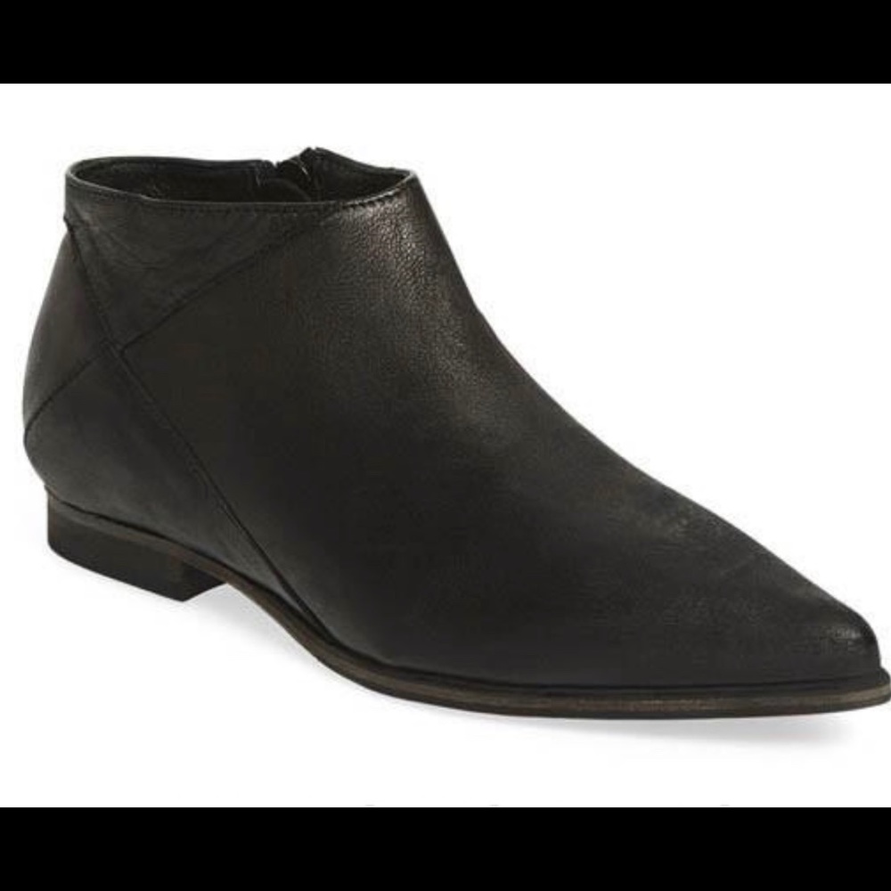 Free People  “Desert Rider”  Black Ankle Booties